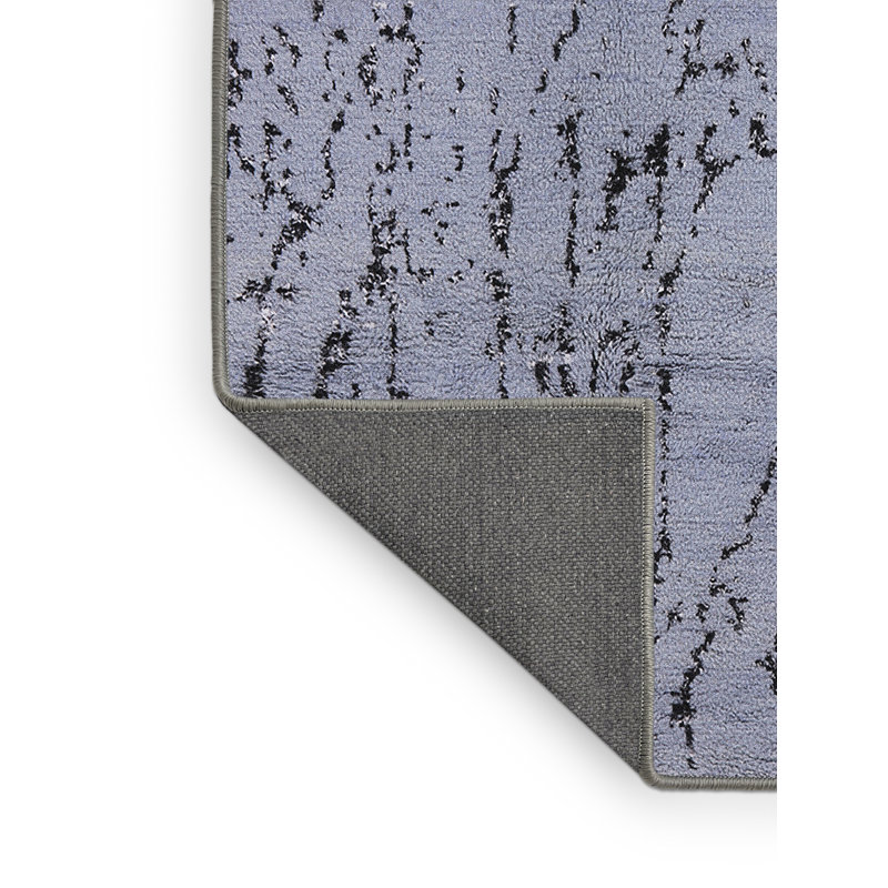 Tapis oriental noir et gris, Rectangle 7 pi x 9 pi