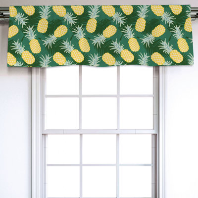 Sateen Ruffled Window Valance