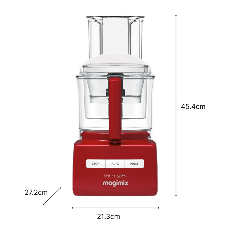Magimix 5200XL Food Processor, Red