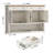 55.1" W Console Table, Entrance Cabinet With Open Shelf-1547050294