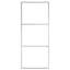 Mur de douche à l'italienne VidaXL 31,5 po x 76,8 po-91924904-91924903
