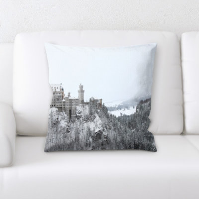 Microsuede Reversible Throw Pillow