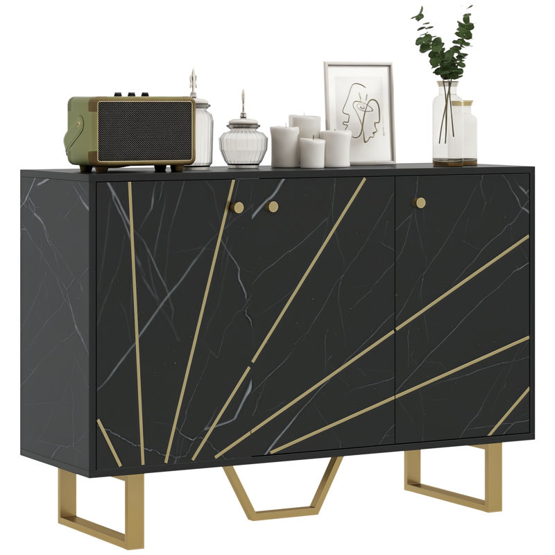 107cm Sideboard, Black