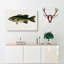 Small-Mouthed Black Bass by Sherman F. Denton - Wrapped Canvas-55318188