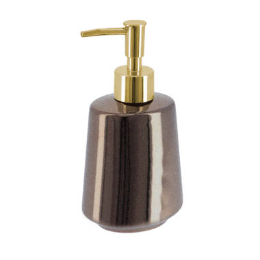 Glass and Bamboo Soap Dispenser Pure Soap 34 fl oz