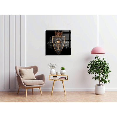 Peinture décorative en verre trempé