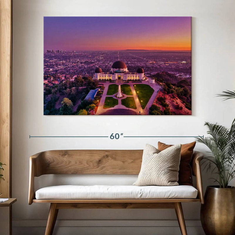 Sireci Griffith Observatory, 34" H x 51" W