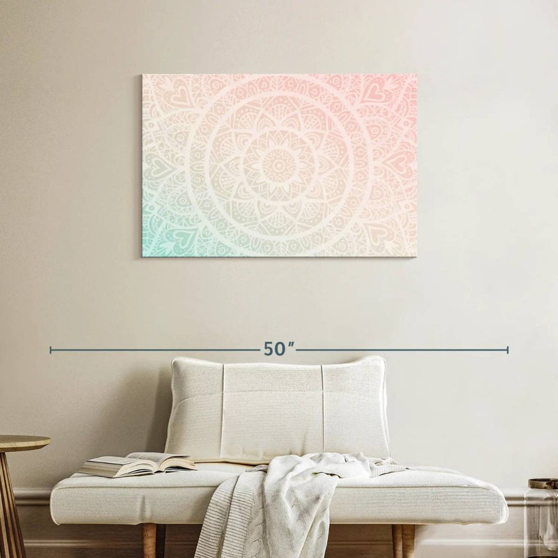 Kerner Gradient Mandala, 24" H x 36" W