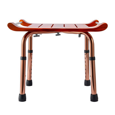 Teak Shower Bench Stool Chair Seat For Inside Shower Bath Sauna, For Elderly And Disabled -  Red Barrel Studio®, 491C8C68620D4F868284F405A93B51D6