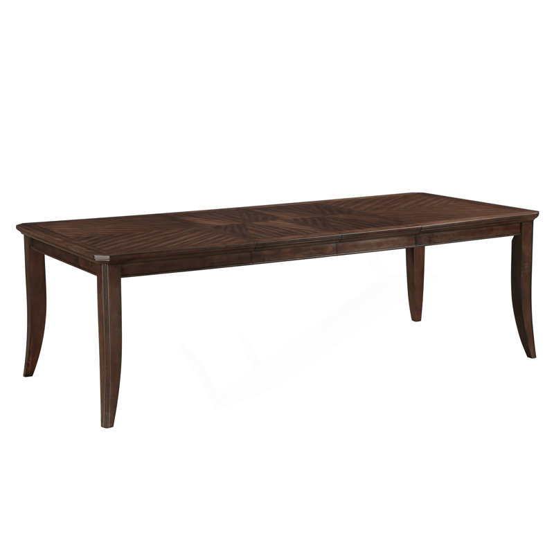 Traditional Dining Table With Extension Leaf
