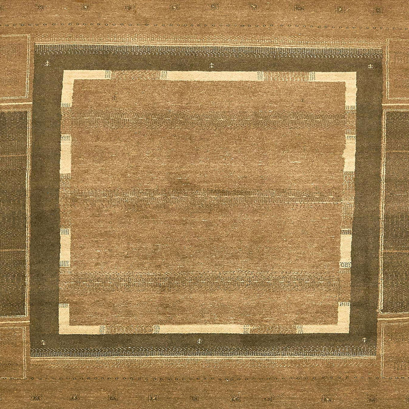 Tapis abstrait moderne 357, Carré 8 pi
