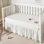 Jupe de lit de bébé pour fille