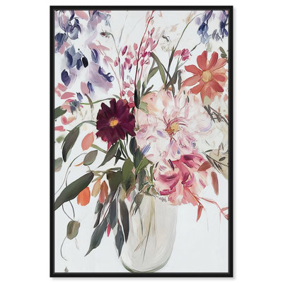Art Remedy, couleurs pastel sur toile, fleurs éphémères I