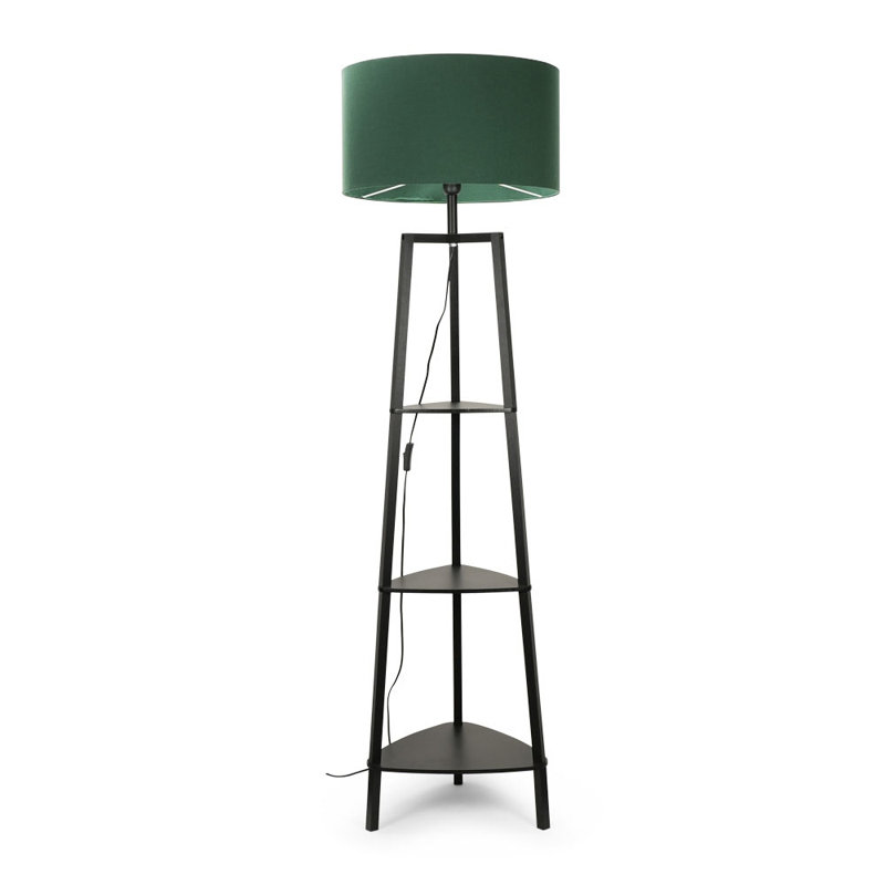 Aidrian 155cm Tripod Floor Lamp, Dusky Pink, Black, Yes
