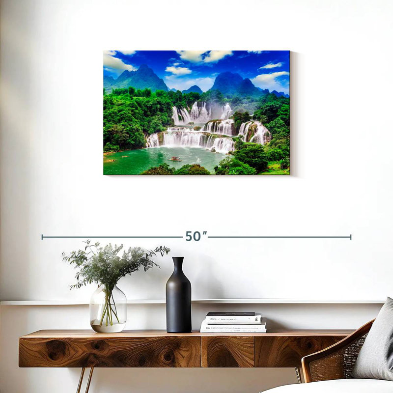 Alvord Chinese Waterfall, 20" H x 30" W