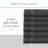 Willow 6 Pieces Towel Set – 100% Combed Cotton, Premium Quality 630 GSM, Dark Grey, Ultra-Soft & Highly Absorbent (6 Bath Towels)-828768425-828768424