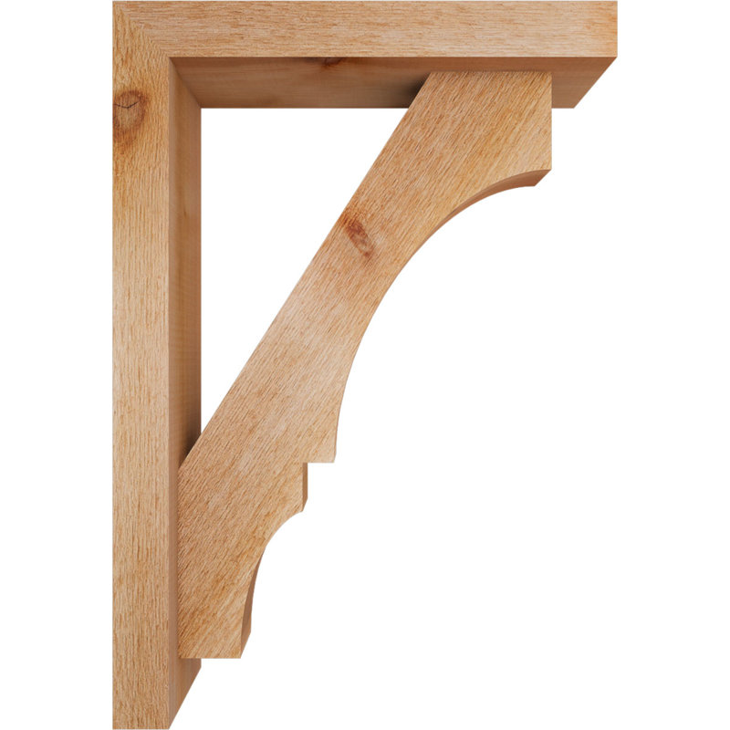 Support de bloc Balboa avec entretoise décalée, 26 x 18, Cèdre rouge occidental de l 4 po (scié brut)