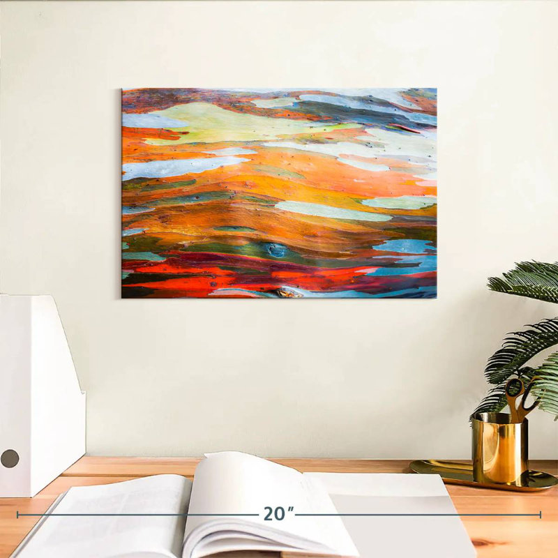 Avery Abstract Eucalyptus Tree Bark, 8'' H x 12'' W