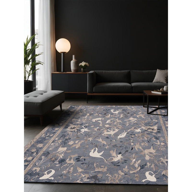 Tapis rose soyeux et moelleux, Carré 3 pi