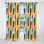 Rideau Mid-Century à rayures - Rideau Mid-Century - Rideau géométrique occultant - 1 panneau