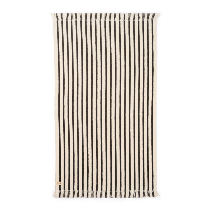 Beach Towel, Monaco Black