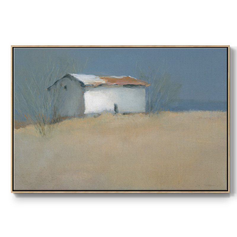 Old Homestead, reproduction d'art sur toile, Bois naturel, H 17 po x l 25 po x P 2 po
