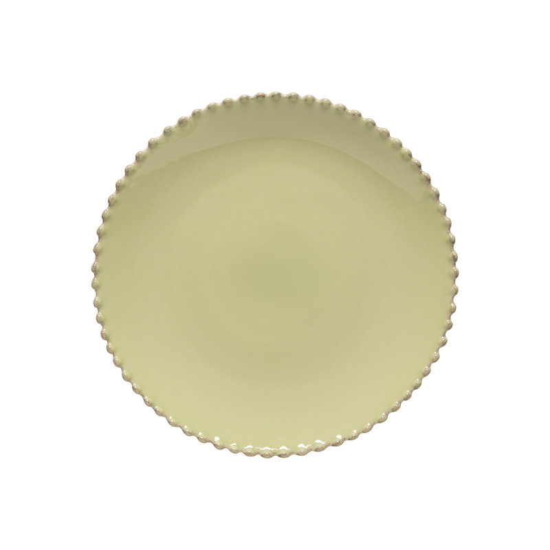 Pearl Dinner Plate, Lilly Green