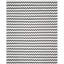 Tapis ivoire / gris anthracite en laine tissé à la main / à chevrons Rodgers-1227982105