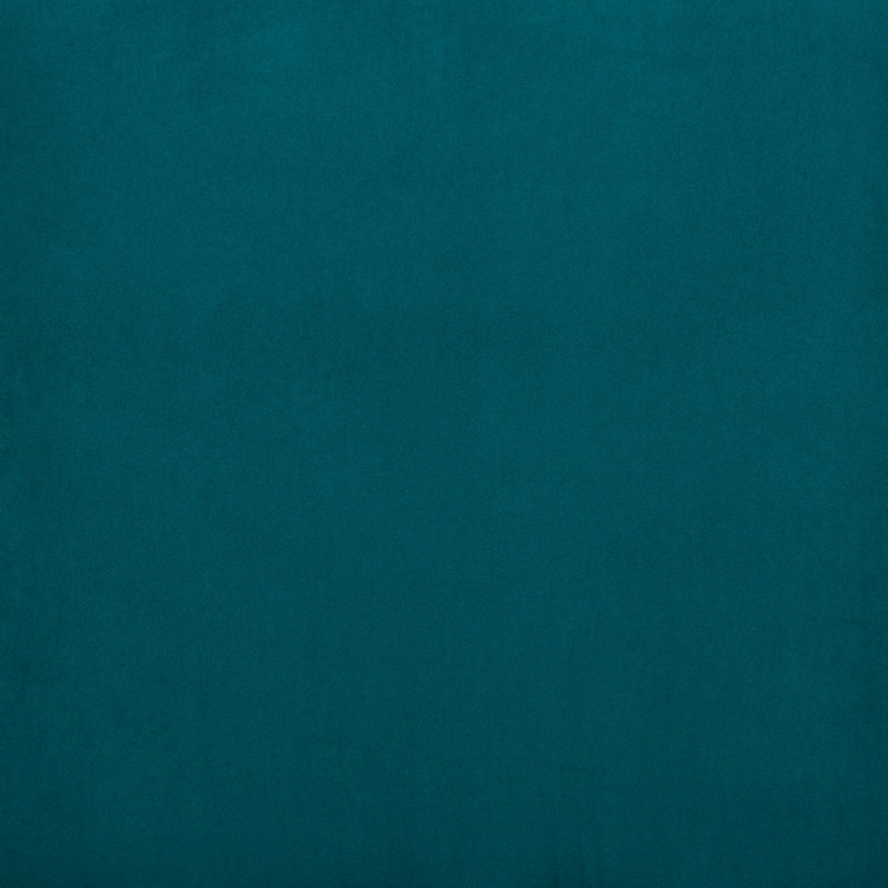 Teal Velvet and Black Metal Contemporary Accent Chair