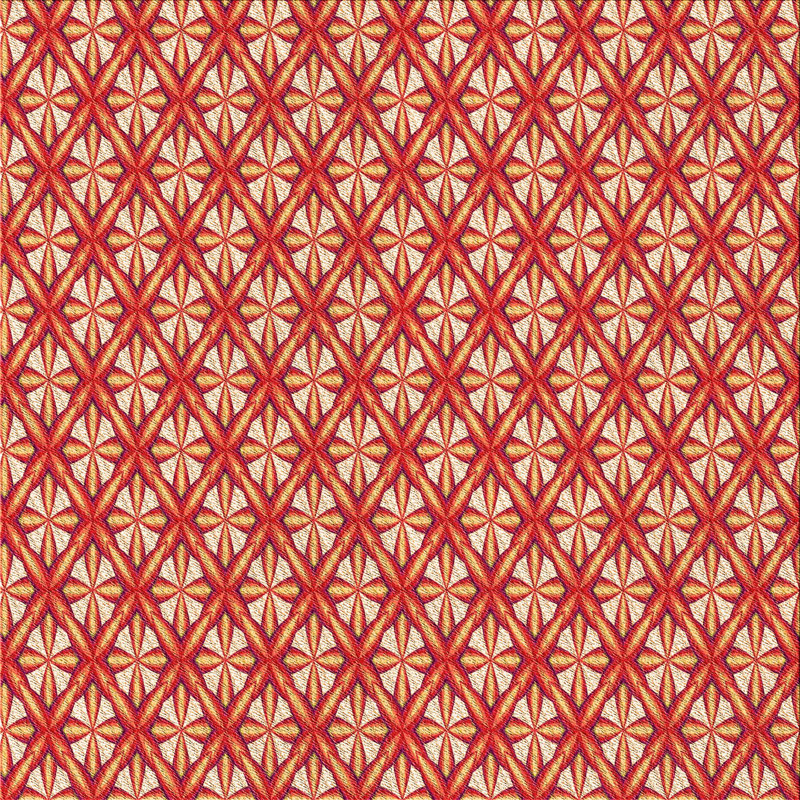 Geometric Indoor Rug, Square 5'