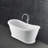 Morgan 69'' x 30.63'' Freestanding Soaking Acrylic Bathtub