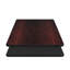 Plateau de table en stratifié commercial réversible-134587251