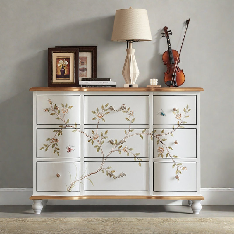 Buffets en bois peint moderne et luxueux