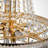 9 Light Dimmable 19 '' Tiered Chandelier with  Crystal Accents and Rose  Gold Finish