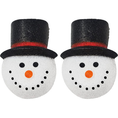 Bonhomme de neige éclairé