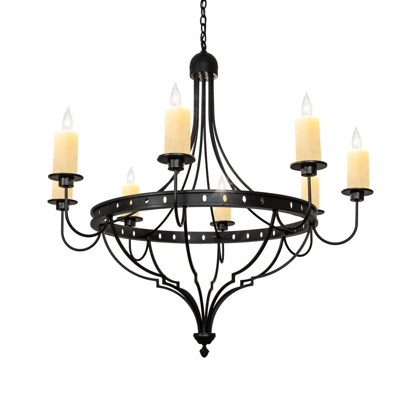 8 - Light Dimmable Empire Chandelier