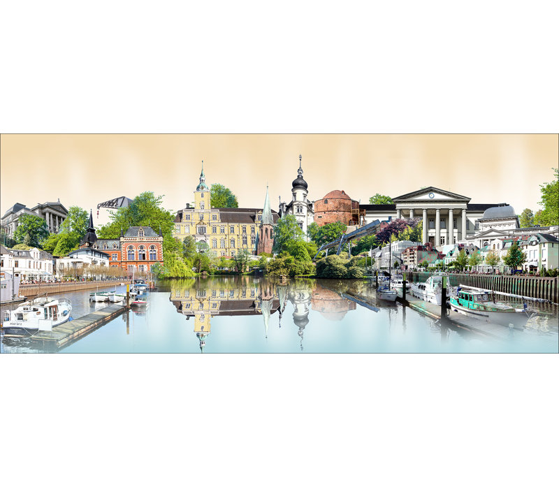 Oldenburg - No Frame Panoramic Print on Float Glass, 50cm H x 125cm W x 1.4cm D