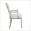 Ensemble de 2 fauteuils de salle à manger revêtus de chêne contemporain en chêne clair