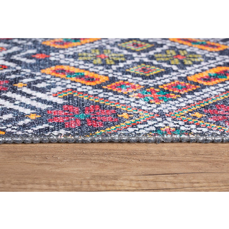 Premium 100% Polyester Area Rug, 6.9 x 10.2 ft | 1850 g/m², 0.2 in Pile Height | Recycled Poly Cotton Underside | Machine Washable at 30°C | Soft, Durable, Eco-Friendly Design for Modern Living Spaces