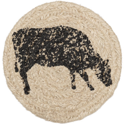 Sous-verre de table et de vache Surikova