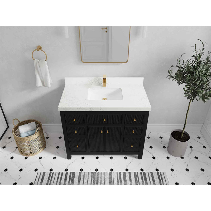 Ensemble de meuble-lavabo simple 42 po Debria, Empira