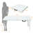 4ft Portable Folding Table Indoor&Outdoor Maximum Weight 135kg Foldable Table For Camping-1909490889