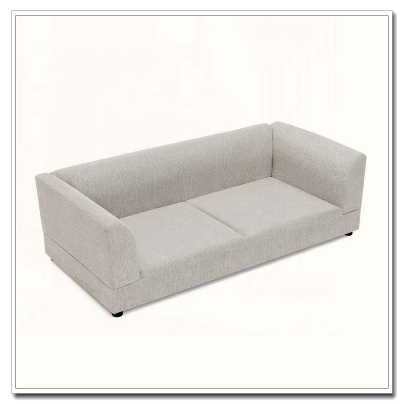 Canapé confortable surdimensionné pour animaux de compagnie de taille moyenne / grande, Beige