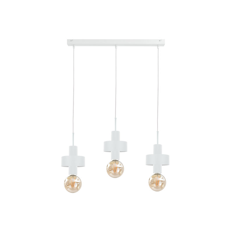 Bernda 3 - Light Kitchen Island Pendant, White