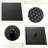 Ceiling Mounted Shower 16" Rainfall Head, Waterfall Spout, Handheld With Adjustable Water Flow Yes Mount Shower:  Tub-117060414