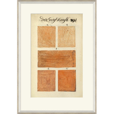Antique Color Swatches Giclee Print by A. Boogert