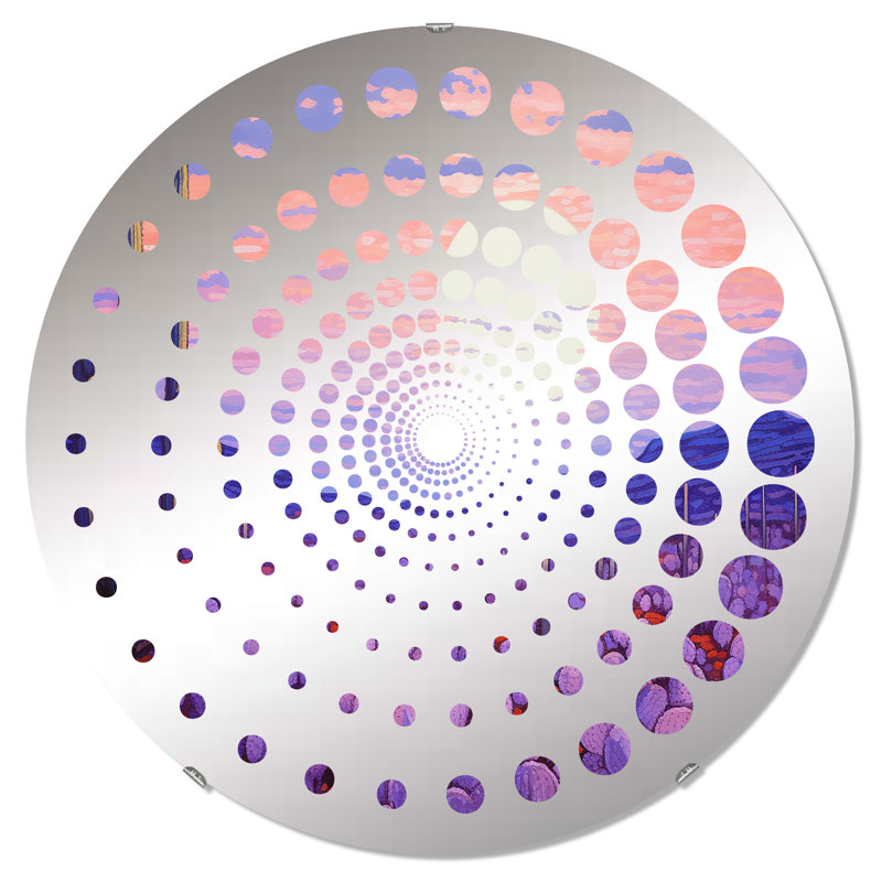 Greysin Circle Mirror, 23.6" x 23.6"