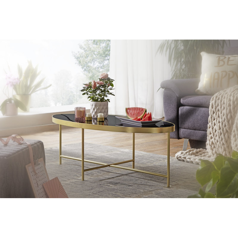 Adelia Frame Coffee Table, Gold