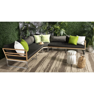 Layton 68.1'' Wide Patio Sectional with Cushions