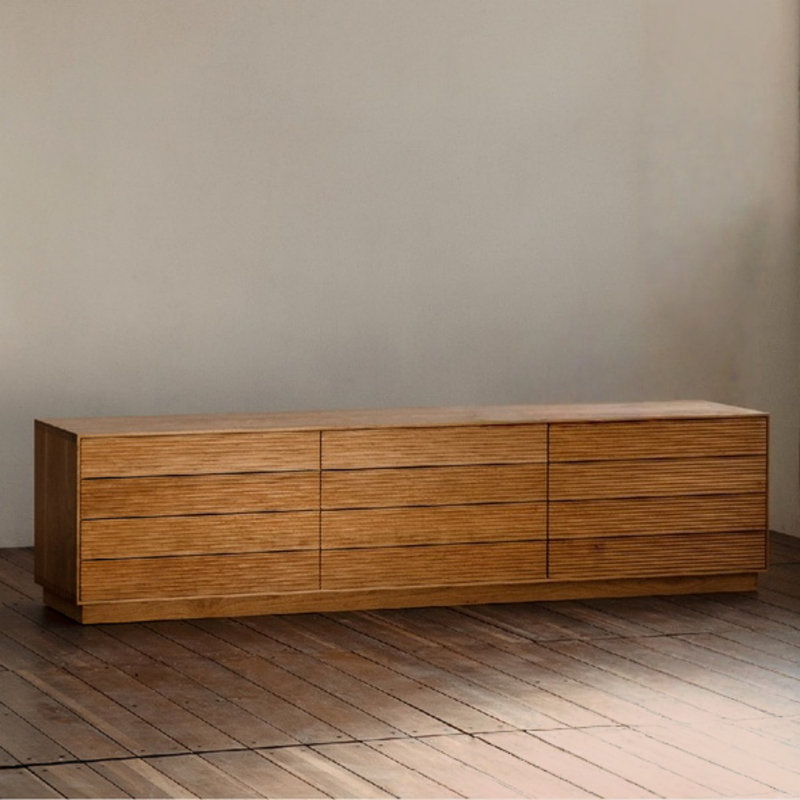 Creative Solid Wood TV Stand